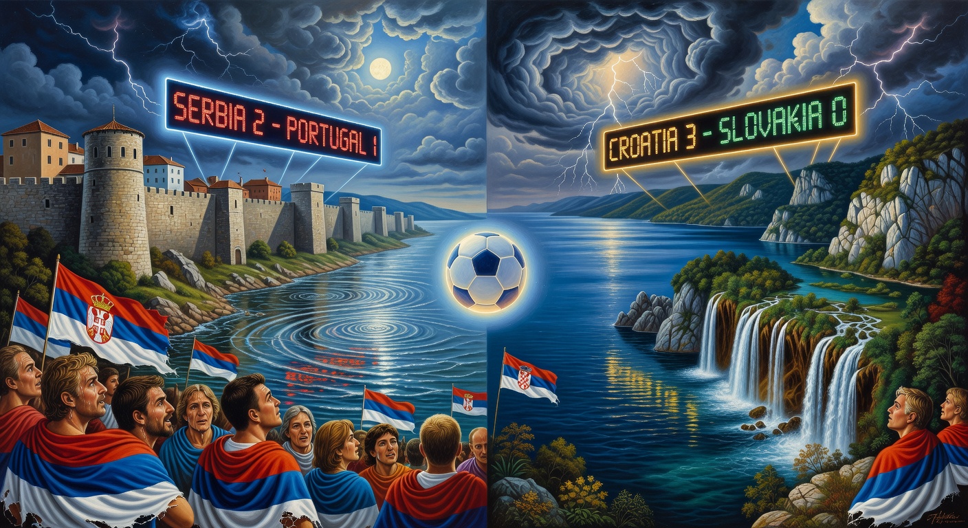 Fudbalski Regionalni Rezultati: Srpski i Hrvatski Mečevi