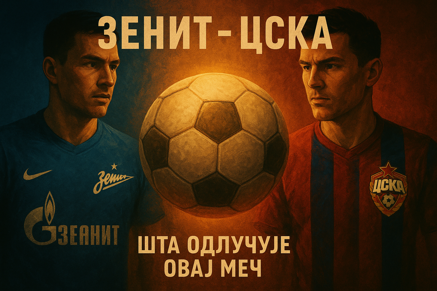 Zenit - CSKA: šta odlučuje ovaj meč